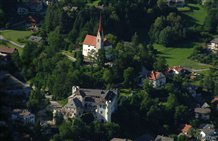 Luftaufnahme von Schloss Ehrenburg