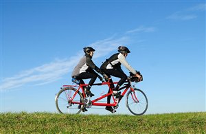 Tandemfahrt Pustertaler Radweg