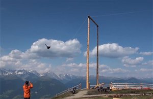 Riesenschaukel "Skyscraper" am Kronplatz